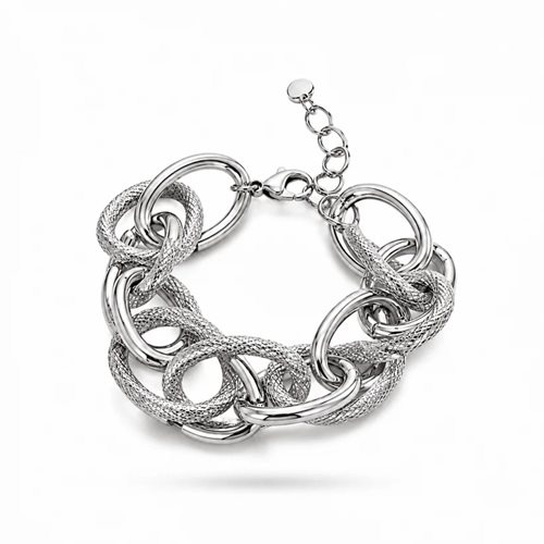 Bracciale Manu Bracelets and More Donna Prestige in Acciaio BON21FS - BON21FS